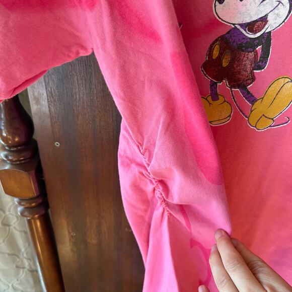 Disney maternity Hanes beefy T pink Mickey Mouse resort T-shirt - Picture 7 of 9